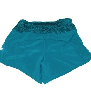 Lululemon Turquoise Athletic Women's Shorts